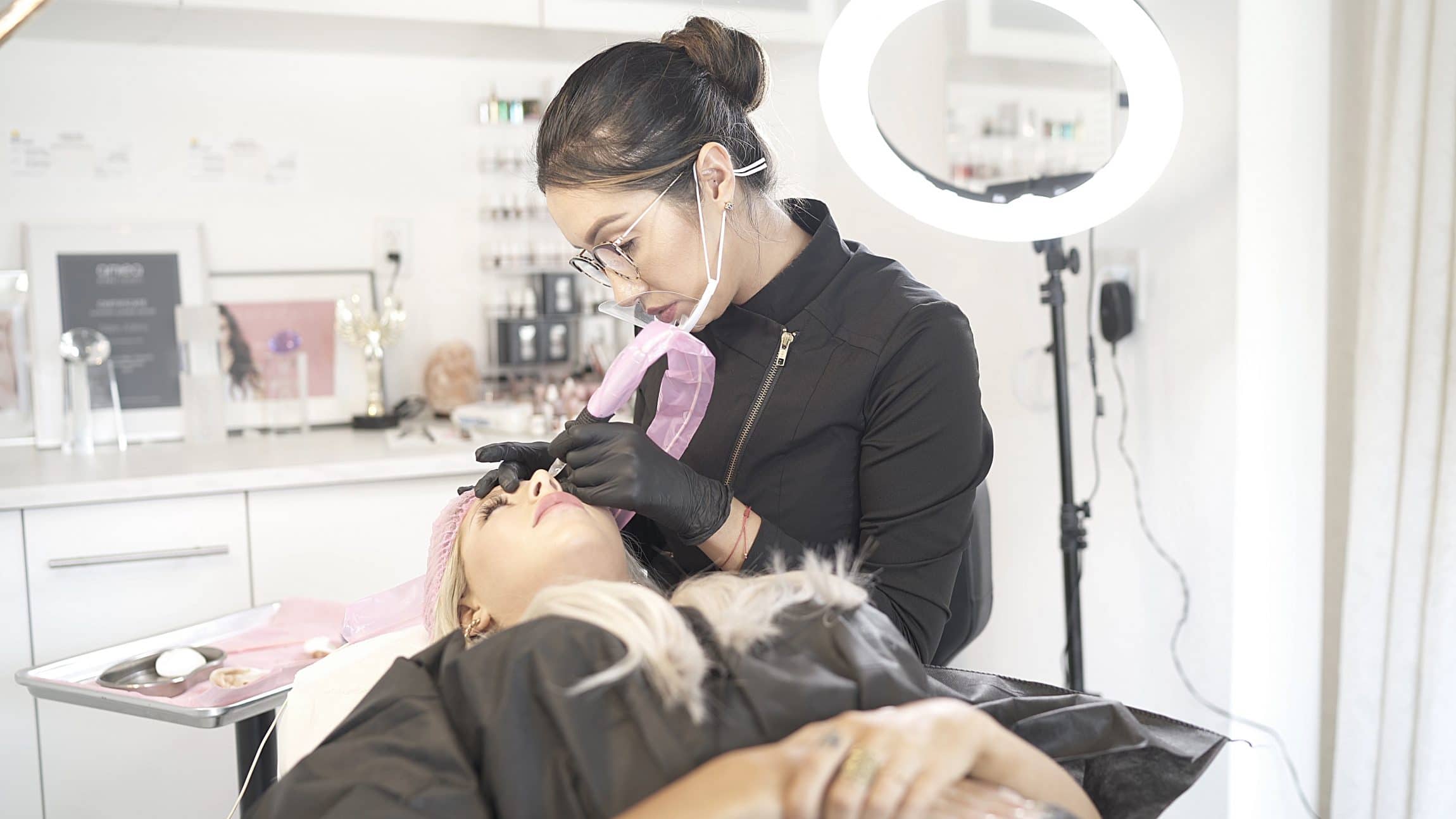 Permanent makeup in action