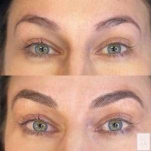 Nano hairstroke brows in Boca Raton