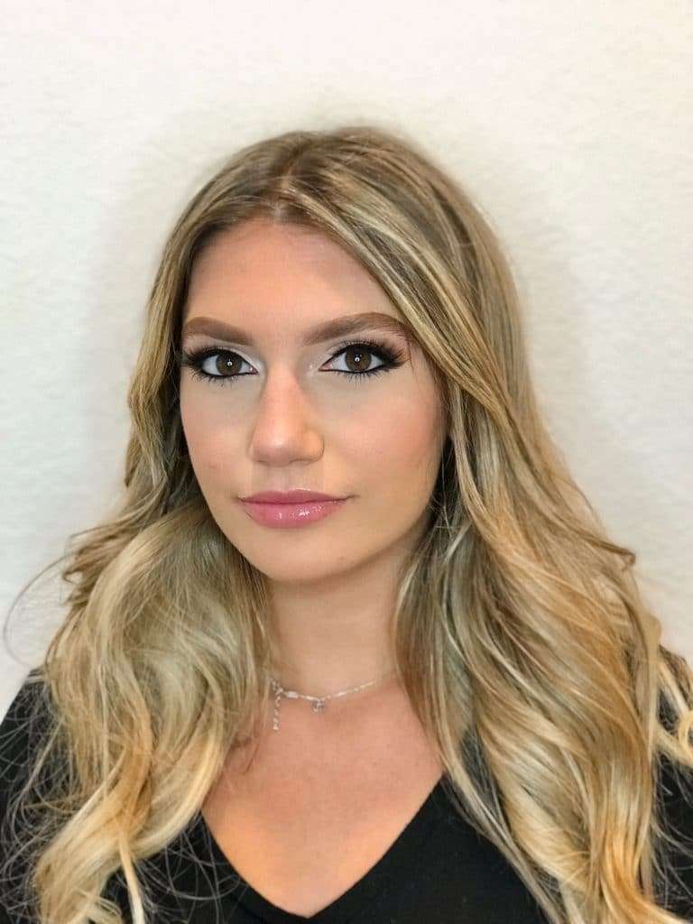 Trial makeup application session at Beauty Glam Studio in Boca Raton, FL.
