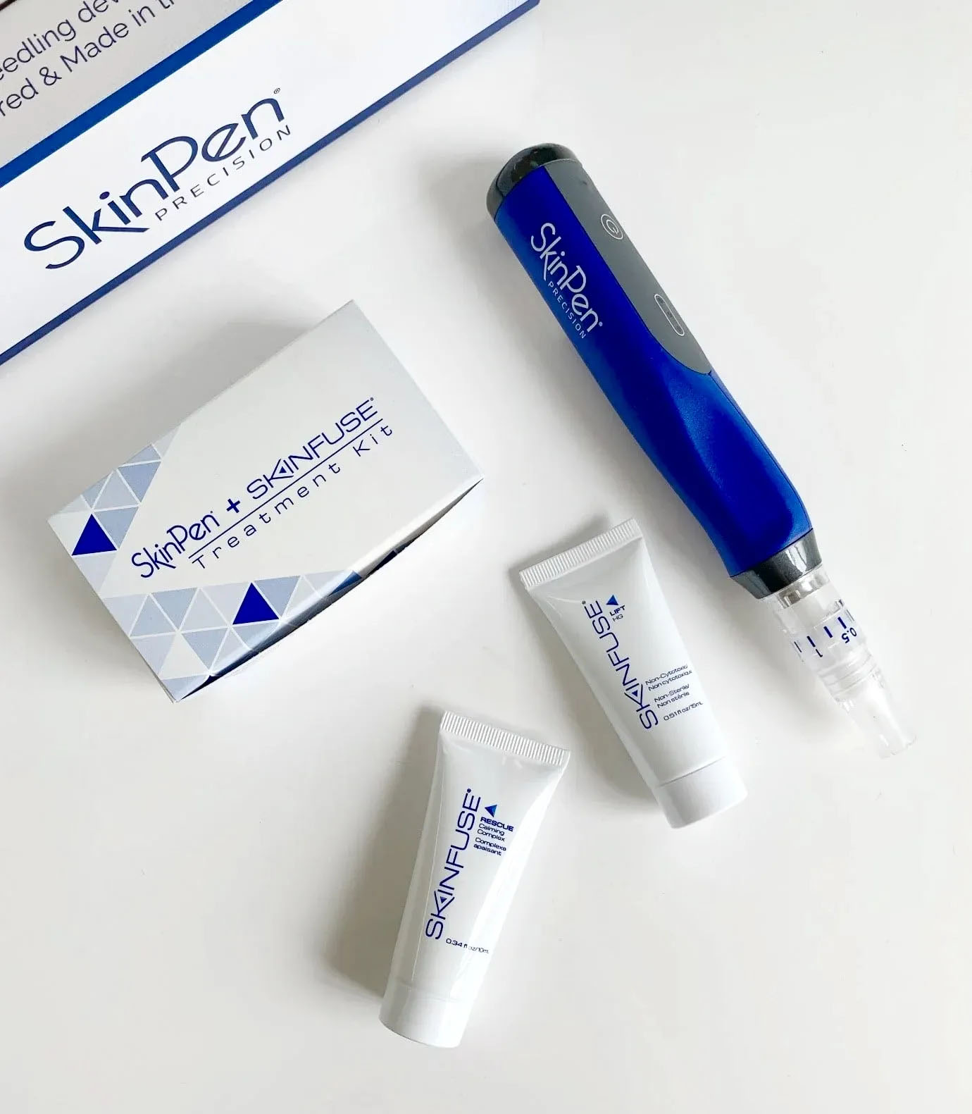 SkinPen microneedling device used for collagen stimulation and skin rejuvenation at Beauty Glam Studio in Boca Raton, FL.